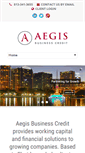 Mobile Screenshot of aegisbusinesscredit.com